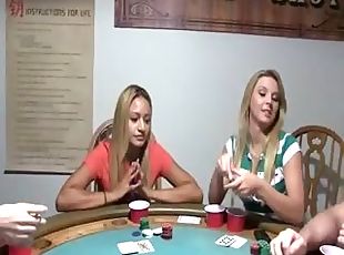 Young coeds fucking on poker night